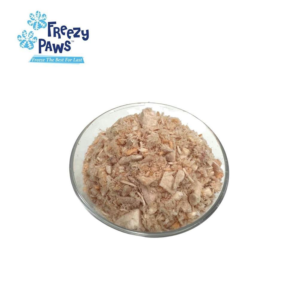 Freezy paws freeze-dried chicken breast and salmon raw topper mix - image 2