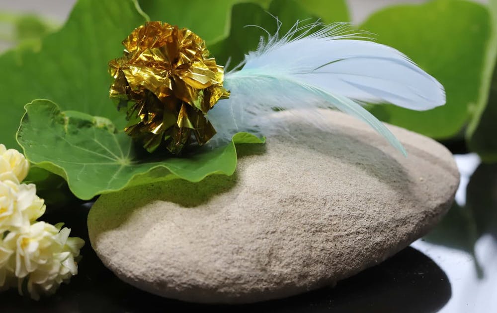 Sweet meows crinkly ball with feather