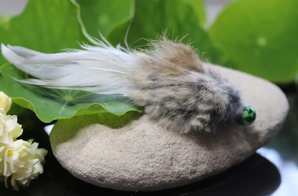 Sweet meows mousie with feather tail clipon - image 2