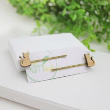 One happy leaf cat hair bobby pins