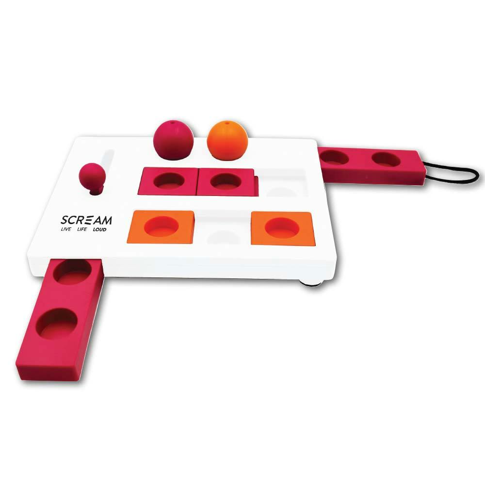 Scream interactive cat brain teaser