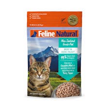 Feline natural freeze-dried beef & hoki feast