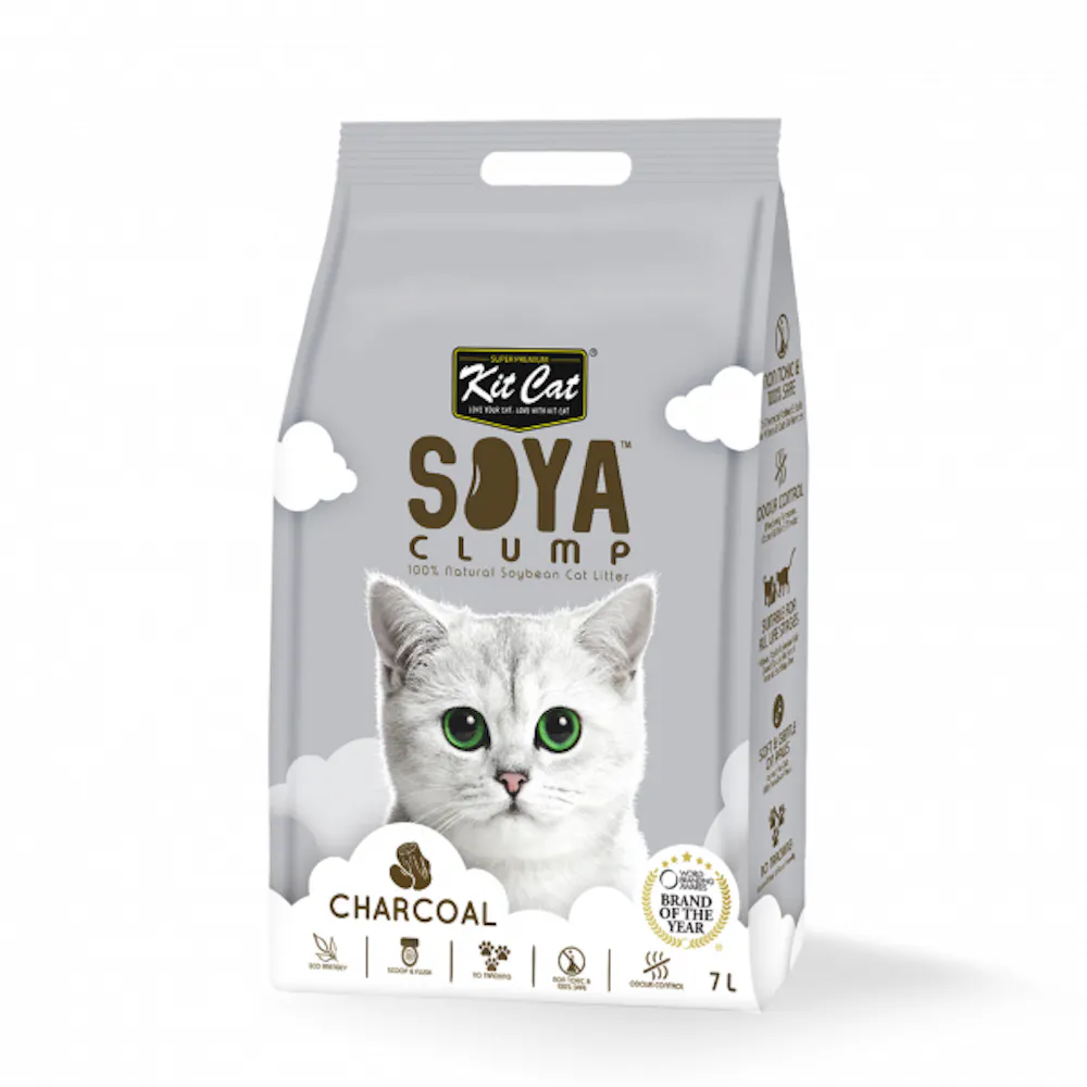 Kit cat soya clump litter charcoal 2. 5kg