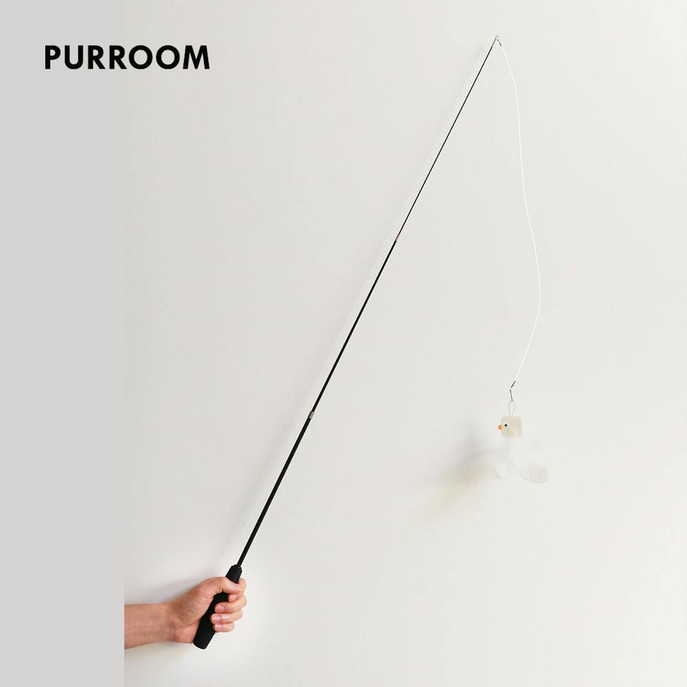 Purroom retractable cat teaser