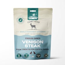 Nature island freeze-dried venison steak raw treats