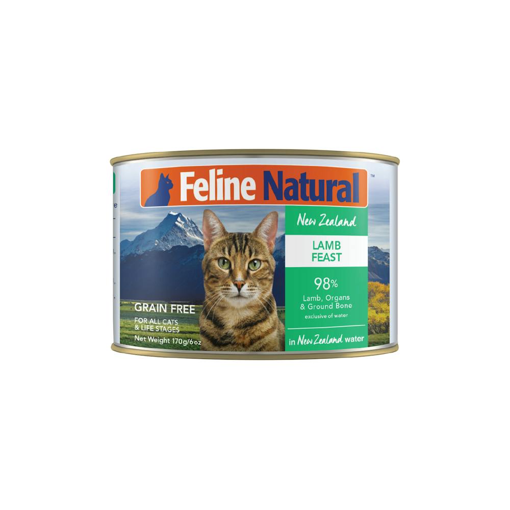 Feline natural lamb feast canned 170g