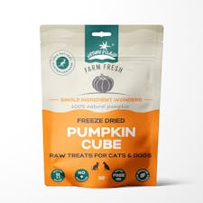 Nature island freeze dried pumpkin cube treats