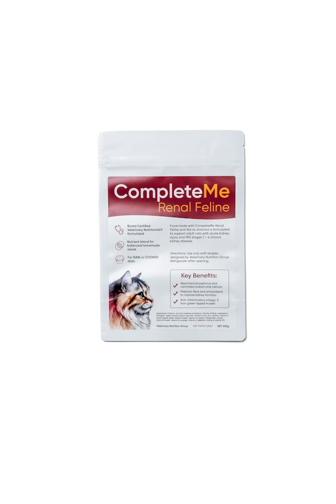 Veterinary nutrition group completeme renal feline 200g
