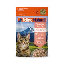 Feline natural freeze-dried lamb & salmon feast