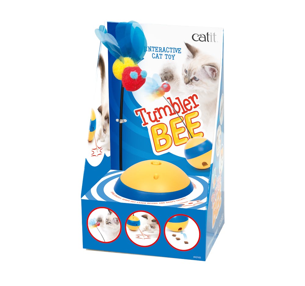 Catit spinning bee treat dispenser