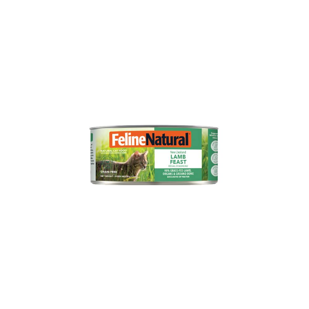 Feline natural lamb feast canned 85g