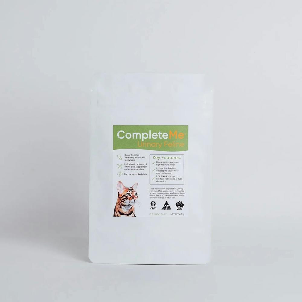 Veterinary nutrition group completeme urinary feline 40g sample