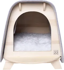 M-pets woody cozy cat house